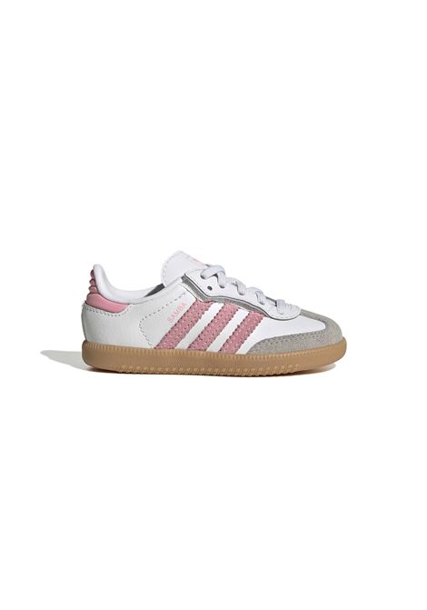 Scarpe Adidas Samba OG Comfort Closure Bianco Rosa Gum Infant ADIDAS ORIGINALS | Sneakers | JQ2028-